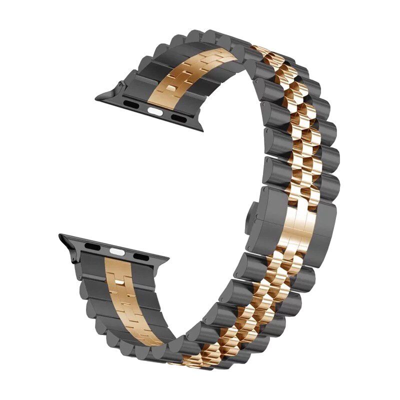 Ремінець металевий для годинника APPLE WATCH 38MM / 40MM / 41MM two-color 1 link 5 lines Metal