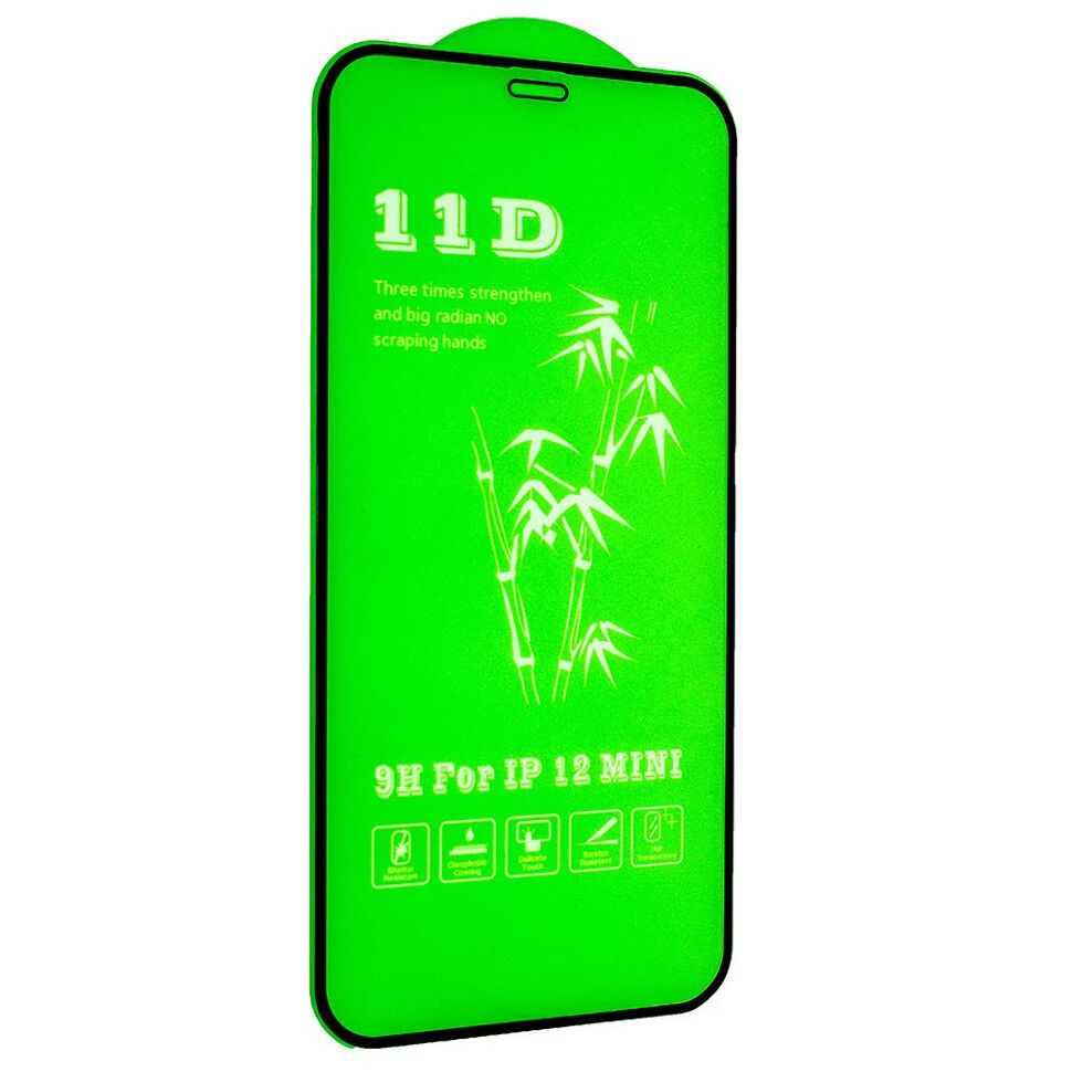 Захисне скло 11D для APPLE IPHONE 12 mini 5,4" ЧОРНИЙ