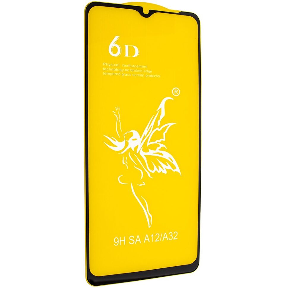 Захисне скло 6D PREMIUM SAMSUNG M127 Galaxy M12 | A13 ЧОРНИЙ