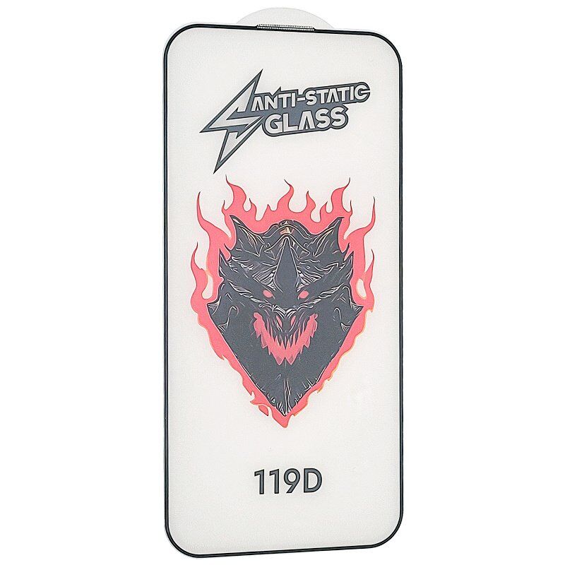Захисне скло  HOCO 119D iPhone 14 Pro Max / 15 PLUS / 16 PLUS без упак, (10pc) (чорне)