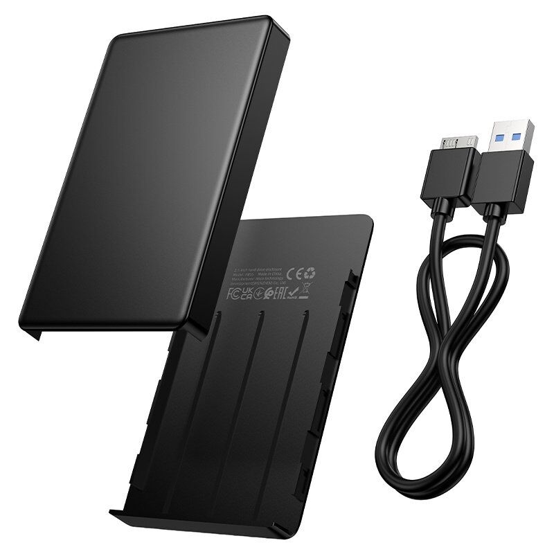 Кишеня для жорстких дисків HOCO HB55 USB3.0 2.5-inch SATA, чорний