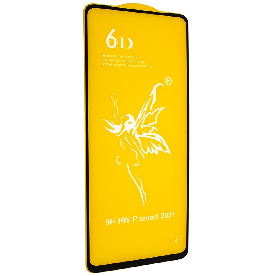 Захисне скло 6D PREMIUM HUAWEI P Smart 2021 ЧОРНИЙ