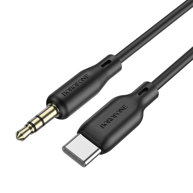 Кабель BOROFONE BL18 AUX TYPE-C - jack 3.5мм 1 МЕТР ЧОРНИЙ