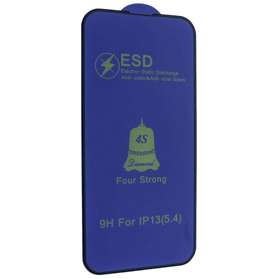 DEL Захисне скло NEW 4S ANTISTATIC для APPLE IPHONE 13 mini 5,4" тех. пак.
