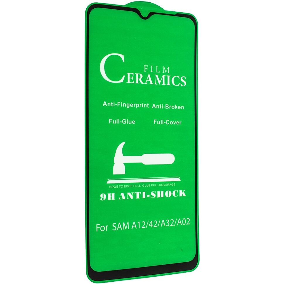 CERAMICS FILM ANTI-SHOCK SAMSUNG A12 | A02 | A02S | A03 | A03 CORE | A03S | A13 | A32 ЧОРНИЙ