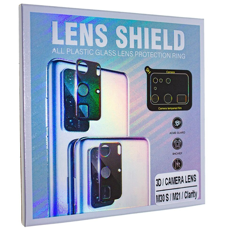 Захисне скло для камери 3D LENS SHIELD SAMSUNG M307 Galaxy M30S | M21 2019 чорний