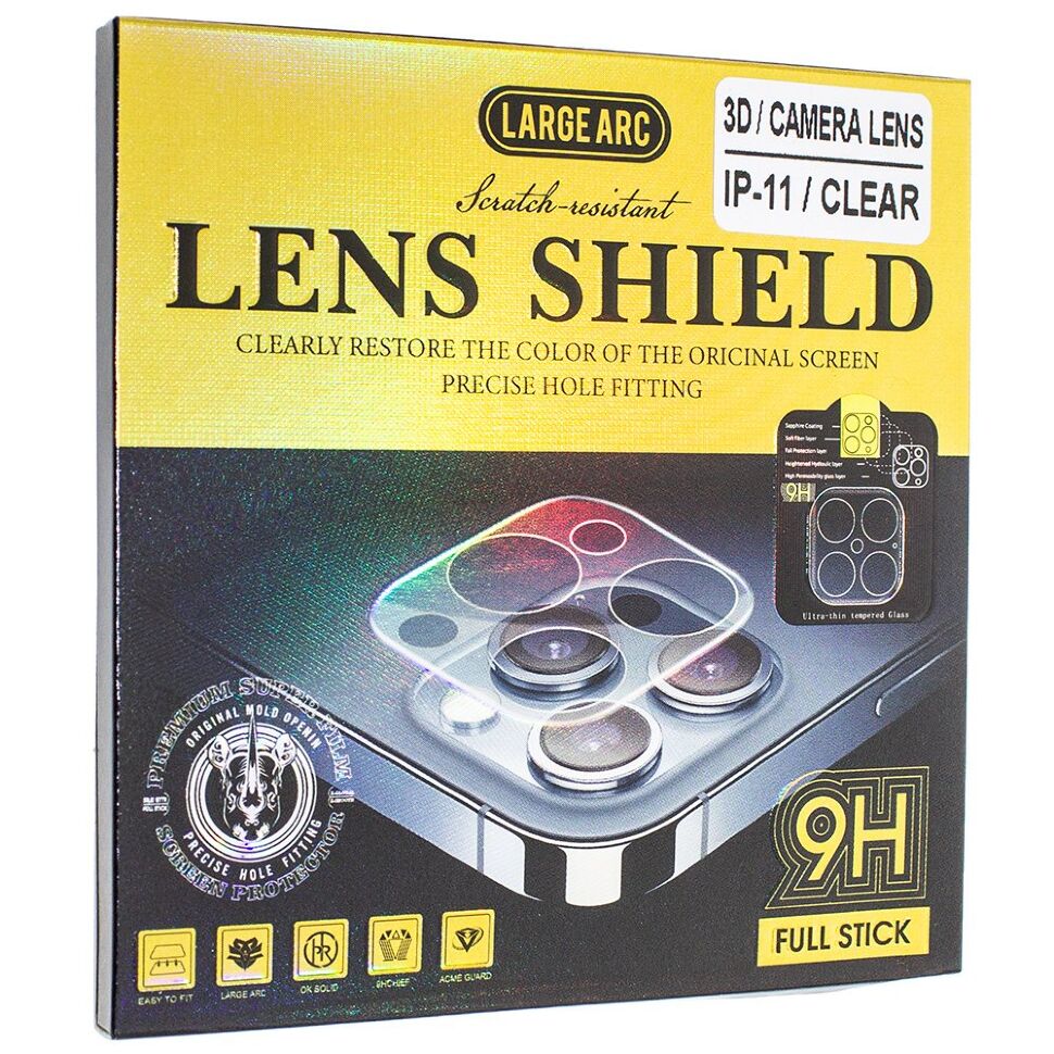Захисне скло для камери 3D CAMERA LENS SHIELD APPLE IPHONE 11 прозоре