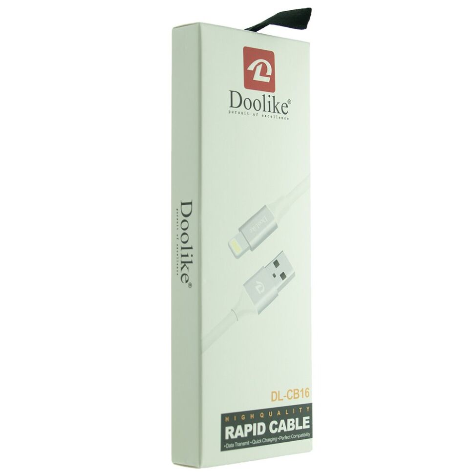 Кабель USB Doolike DL-CB 16 APPLE IPHONE 5 БІЛИЙ