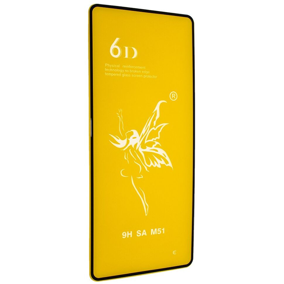 Захисне скло 6D PREMIUM SAMSUNG M515 Galaxy M51 2020 | M52 2021 ЧОРНИЙ