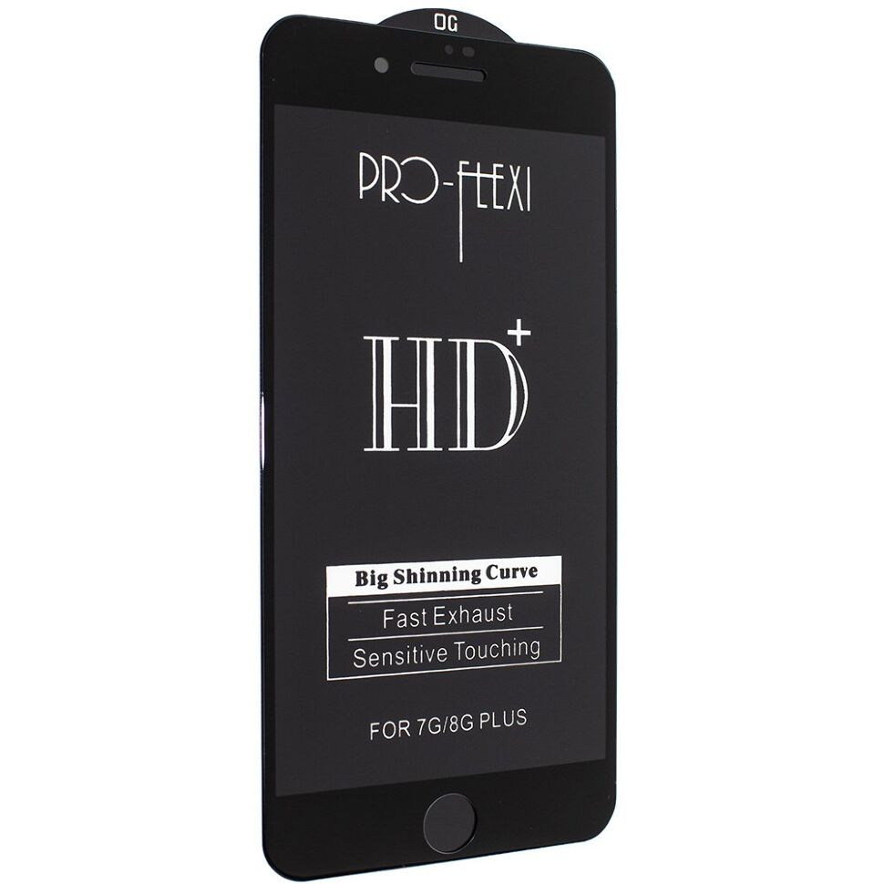 Захисне скло PRO-FLEXI HD+ APPLE IPHONE 7 PLUS | 8 PLUS ЧОРНИЙ