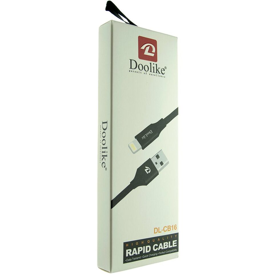 Кабель USB Doolike DL-CB 16 APPLE IPHONE 5 ЧОРНИЙ