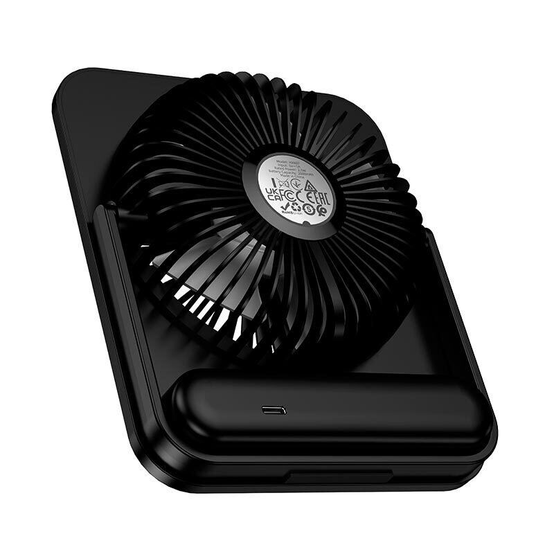 Портативний вентилятор Hoco HX607, чорний