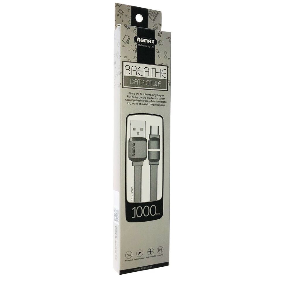 Кабель USB Remax RC-029m Breathe micro ЧОРНИЙ