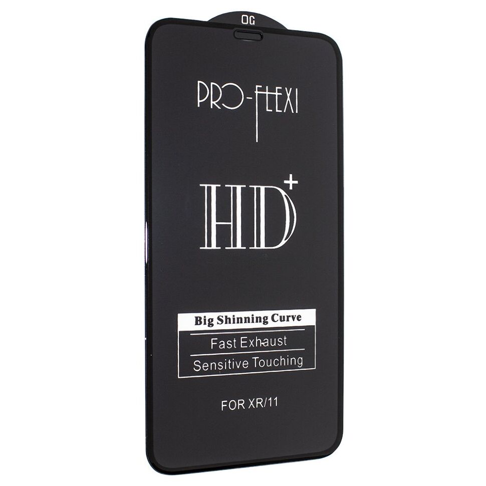Захисне скло PRO-FLEXI HD+ APPLE iPhone XR | 11 ЧОРНИЙ
