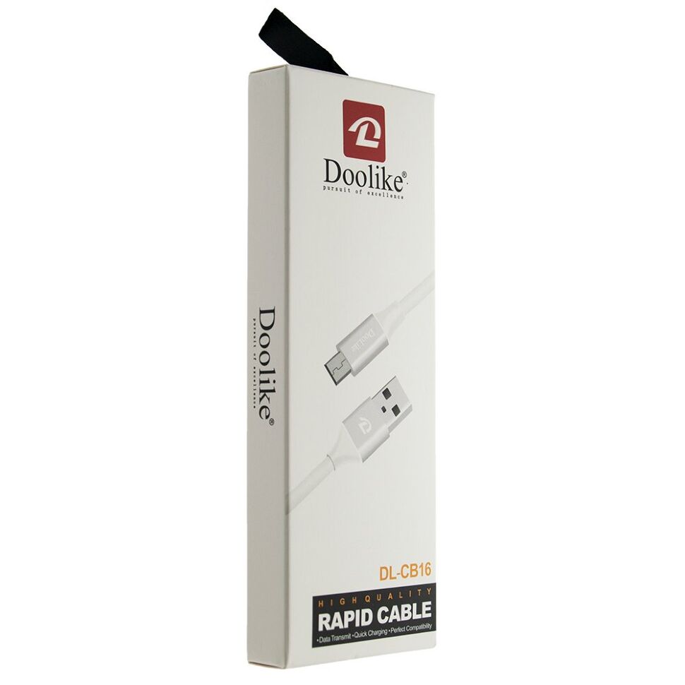 Кабель USB Doolike DL-CB 16 Micro БІЛИЙ