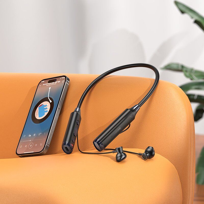 Бездротова Bluetooth-гарнітура BOROFONE BE64, чорний
