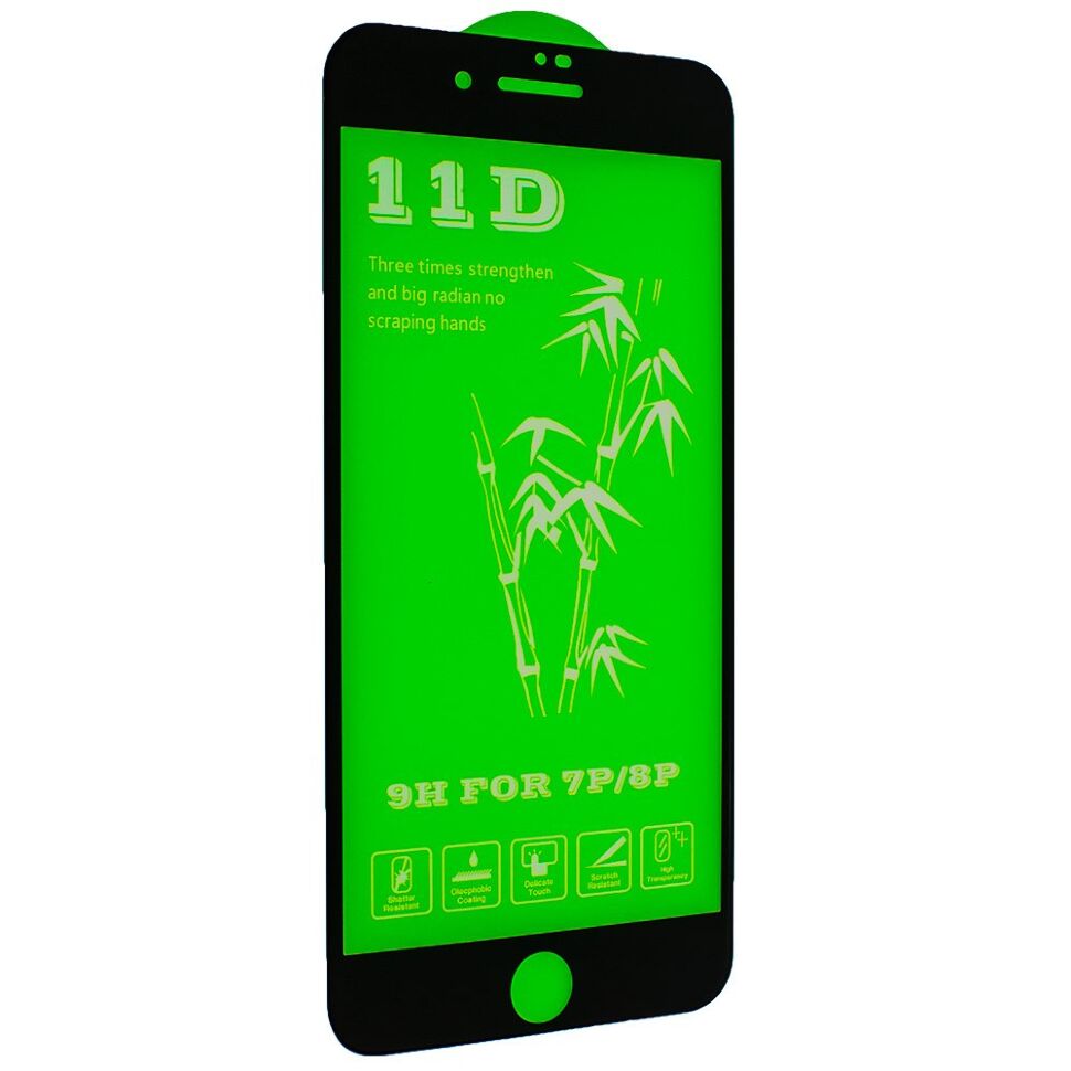 Захисне скло 11D для APPLE IPHONE 7 PLUS / 8 PLUS ЧОРНИЙ