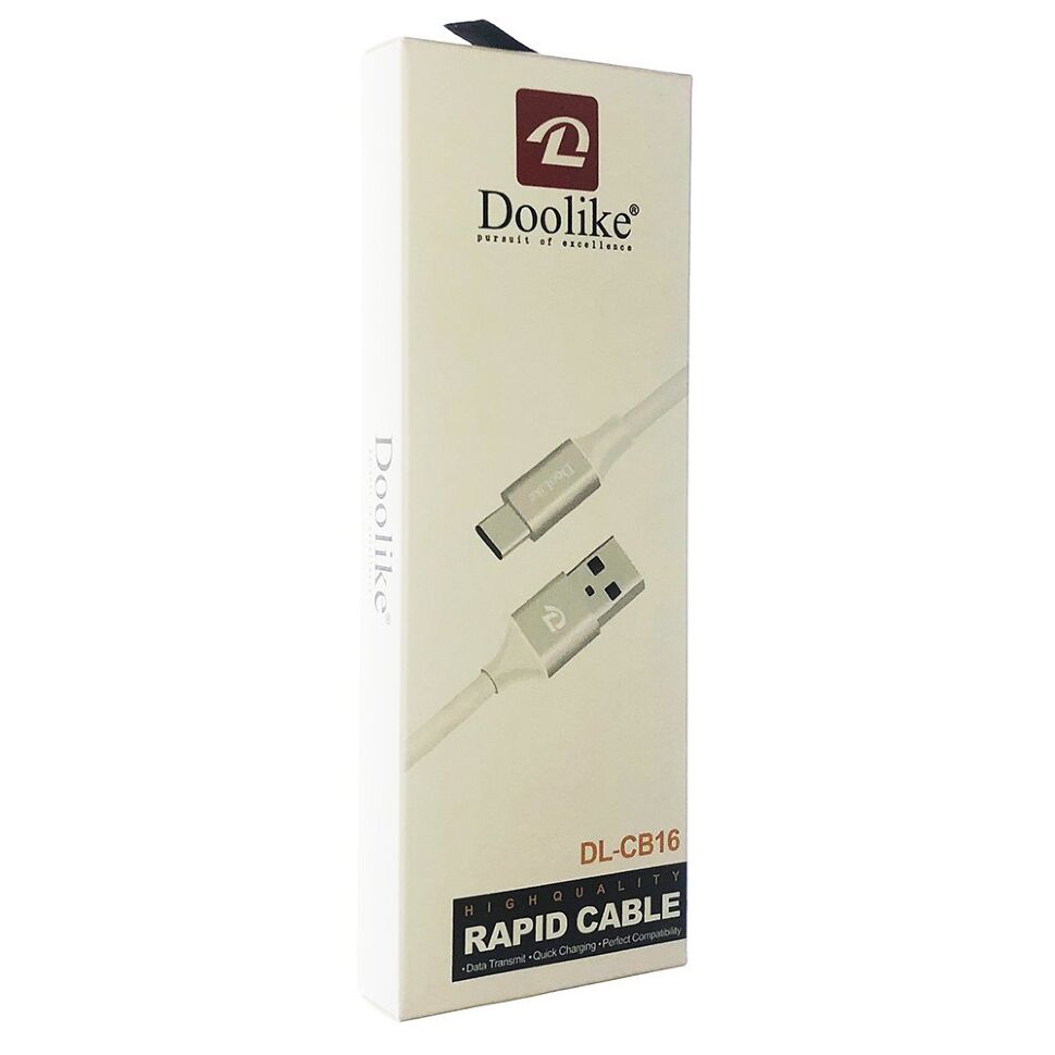 Кабель USB Doolike DL-CB 16 TYPE-C БІЛИЙ