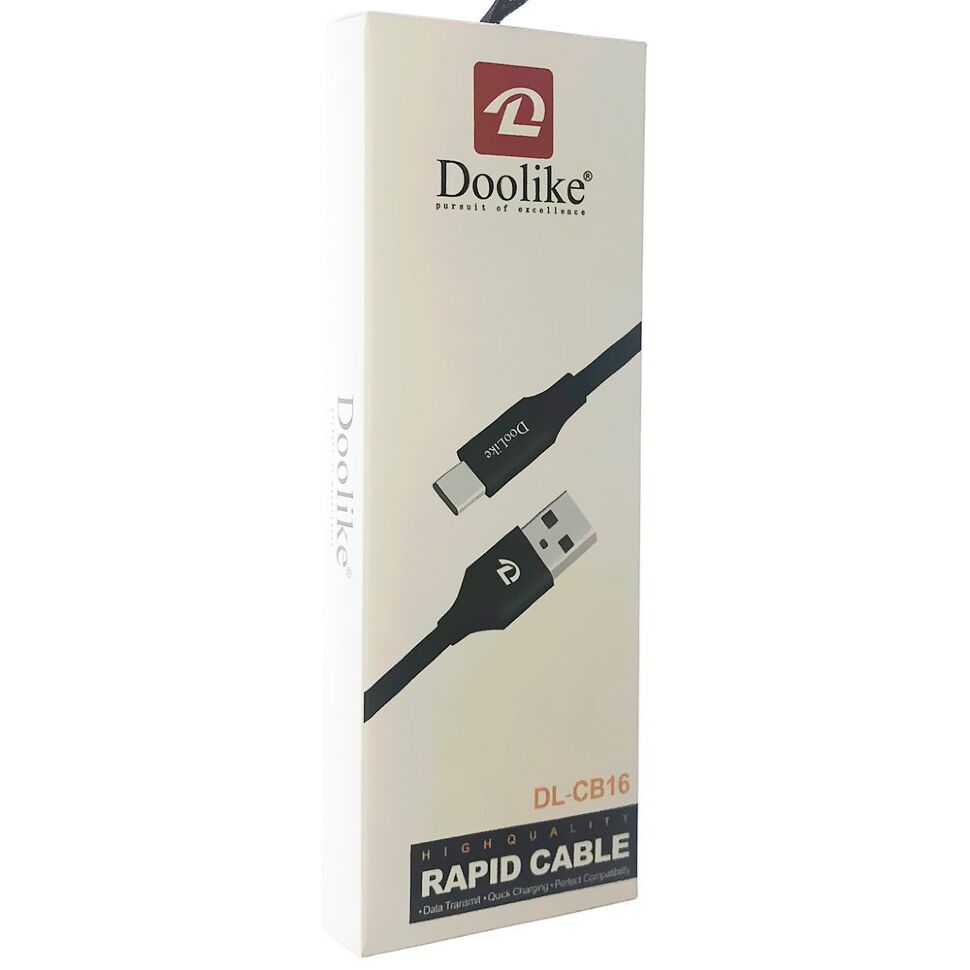 Кабель USB Doolike DL-CB 16 TYPE-C ЧОРНИЙ