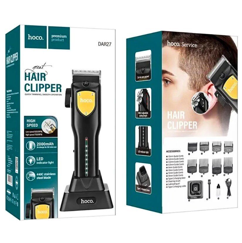 Машинка для стрижки волос HOCO DAR27 (черный)