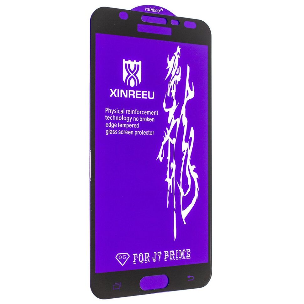 Скло OG RAINBOO XINREEU SAMSUNG G610F Galaxy J7 Prime 2018 ЧОРНИЙ