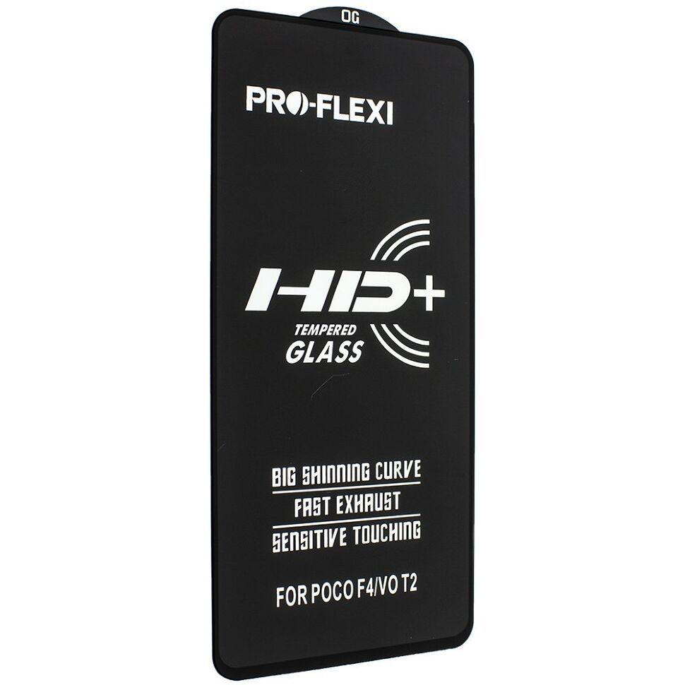 Захисне скло PRO-FLEXI HD+ POCO F4 ЧОРНИЙ