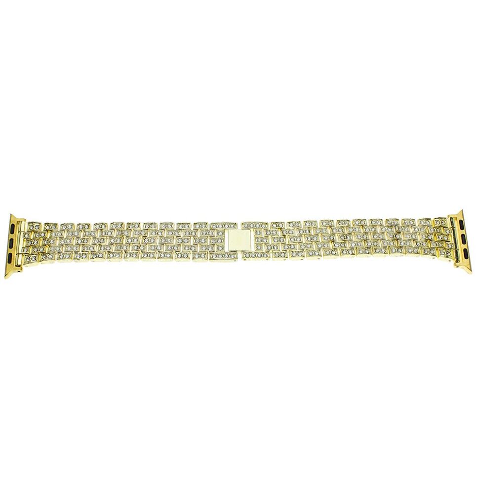 Ремінець металевий стрази rhinestones APPLE WATCH 38/40/41 MM №2