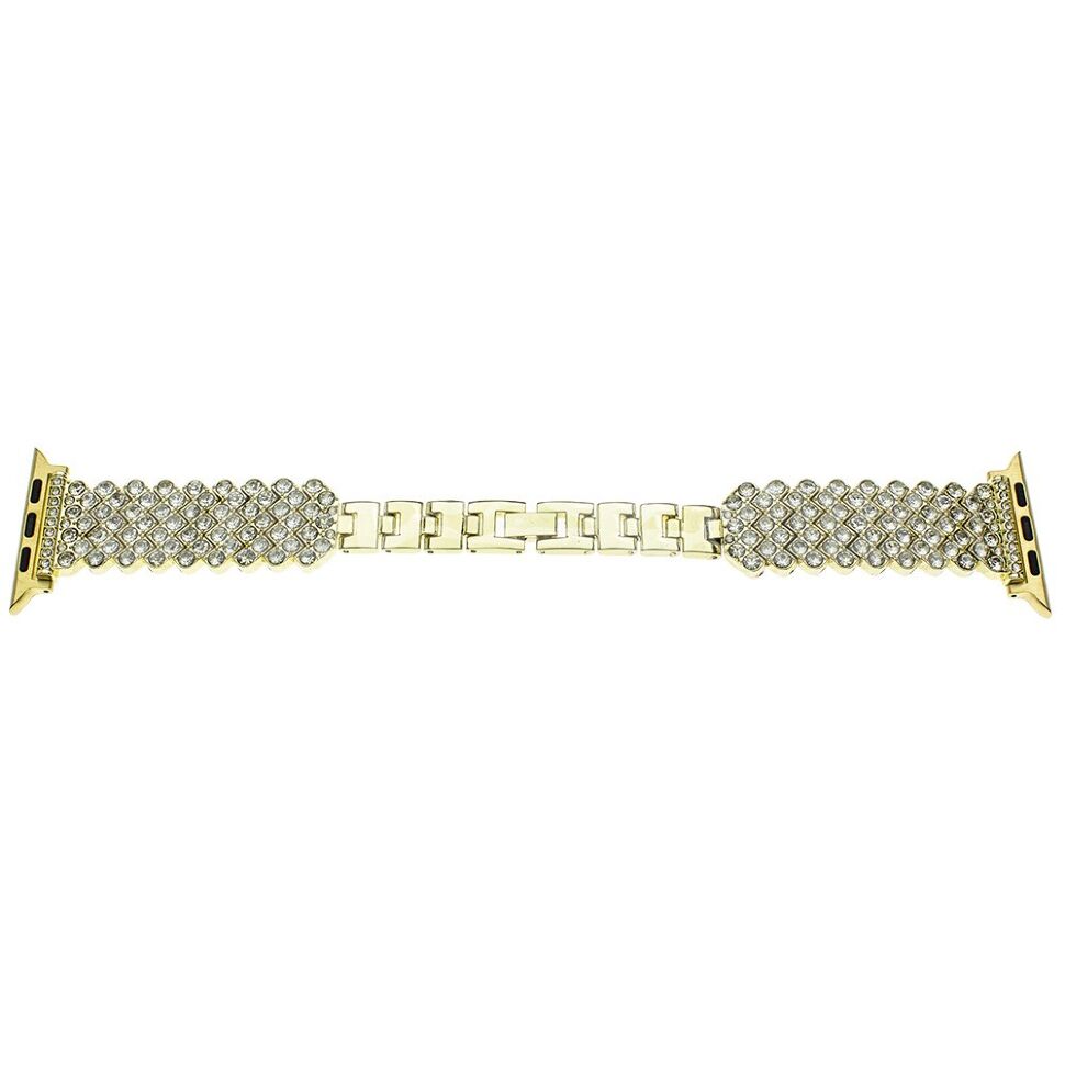 Ремінець металевий стрази rhinestones APPLE WATCH 38/40/41 MM №3