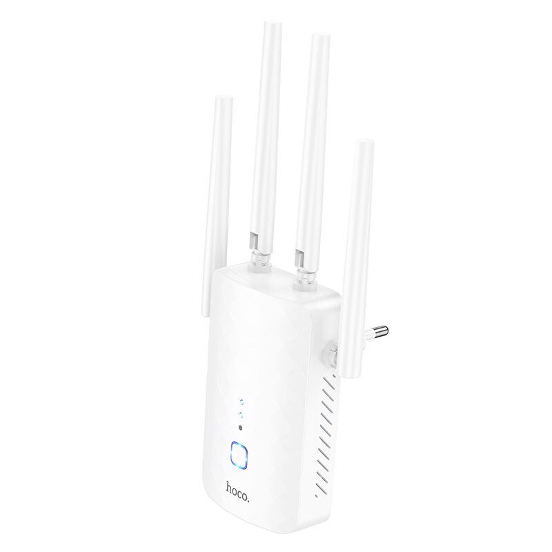 Wi-Fi репітер HOCO HI35 WiFi 4, білий