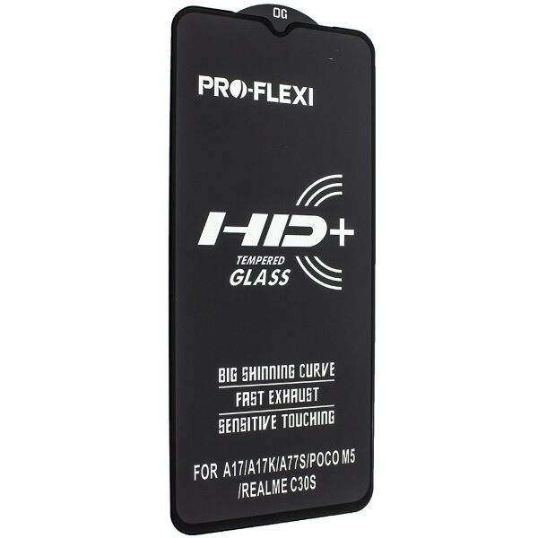 Захисне скло PRO-FLEXI HD+ POCO M5 ЧОРНИЙ