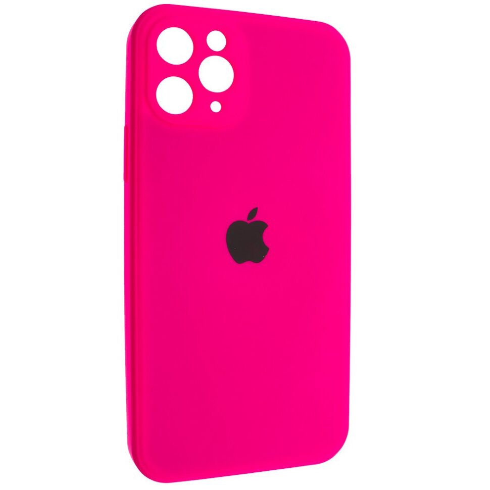 Задня накладка силіконова з закритою камерою для APPLE IPHONE 11 PRO (квадратні кути)