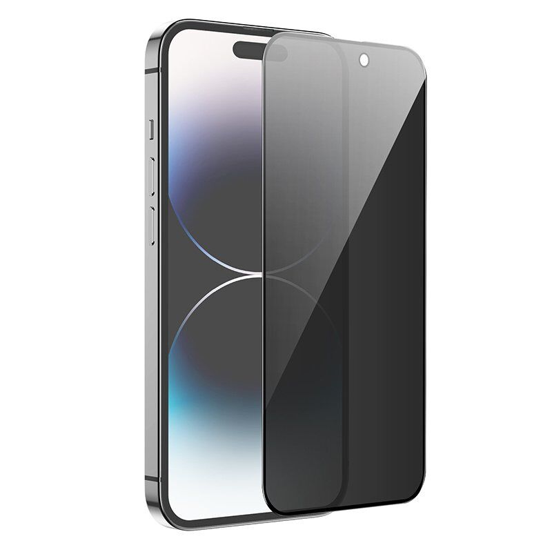 Захистне скло BOROFONE BF7 full-screen anti-spy PRIVACY APPLE iPhone 14 PRO | 15 | 16