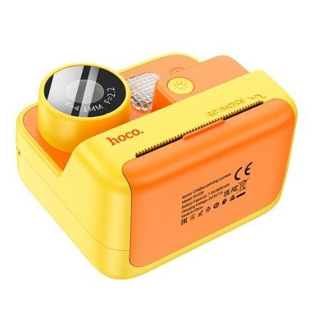 ФОТО КАМЕРА HOCO DV200 Dual lens children printing camera ЖОВТИЙ