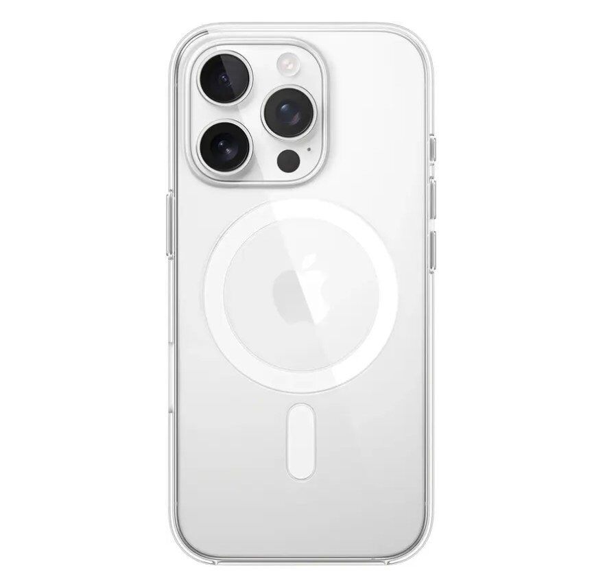 Чехол прозрачный MagSafe с анимацией подключения для iPhone 16 PRO MAX 6.9"