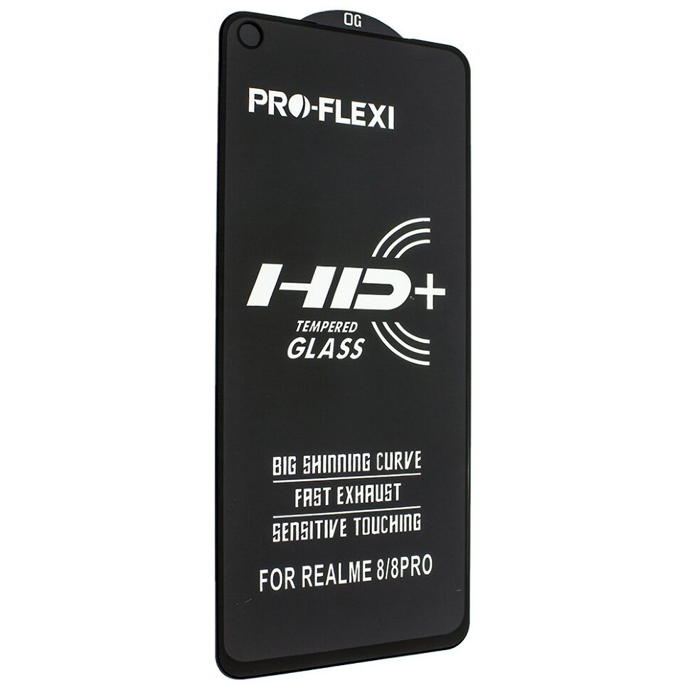 Захисне скло PRO-FLEXI HD+ REALME 8 ЧОРНИЙ
