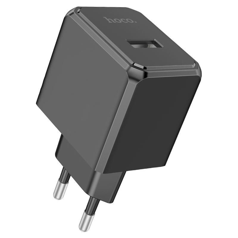 Мережевий зарядний пристрій HOCO CS11A 2,1A USB, чорний