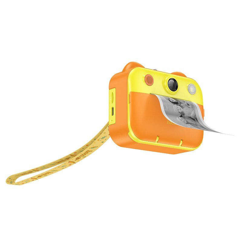 ФОТО КАМЕРА HOCO DV204 Dual lens children printing camera, жовтий