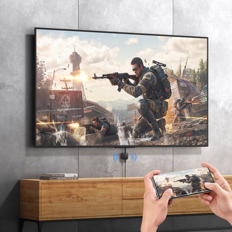 Перехідник адаптер HOCO UA45 HDMI Screen Mirroring Device (1080P) (чорний)
