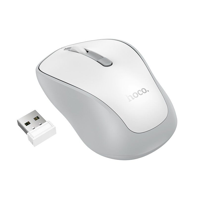 Мишка бездротова HOCO GM41 Exciting dual-mode business wireless mouse, білий