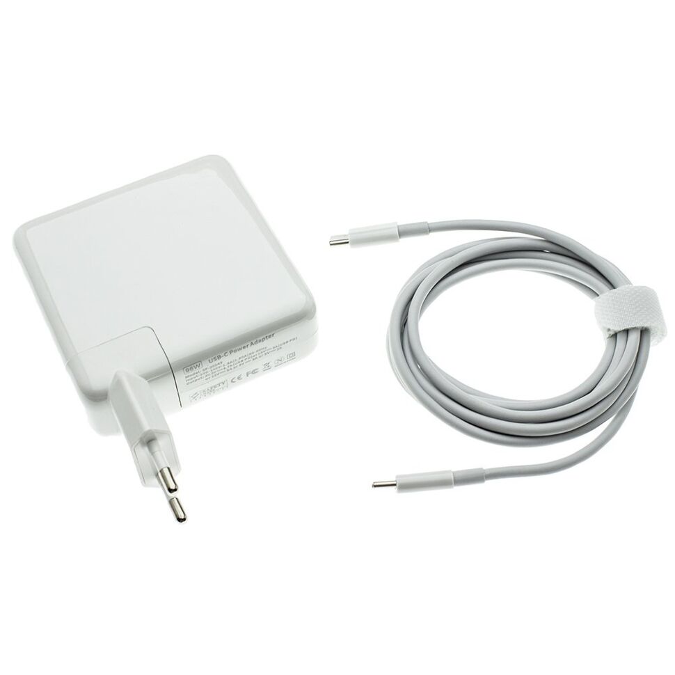 Блок живлення для MacBook APPLE AE96 Type-C PD 96W 20.5V 4.7A + кабель Type-C - Type-C, 2 метри