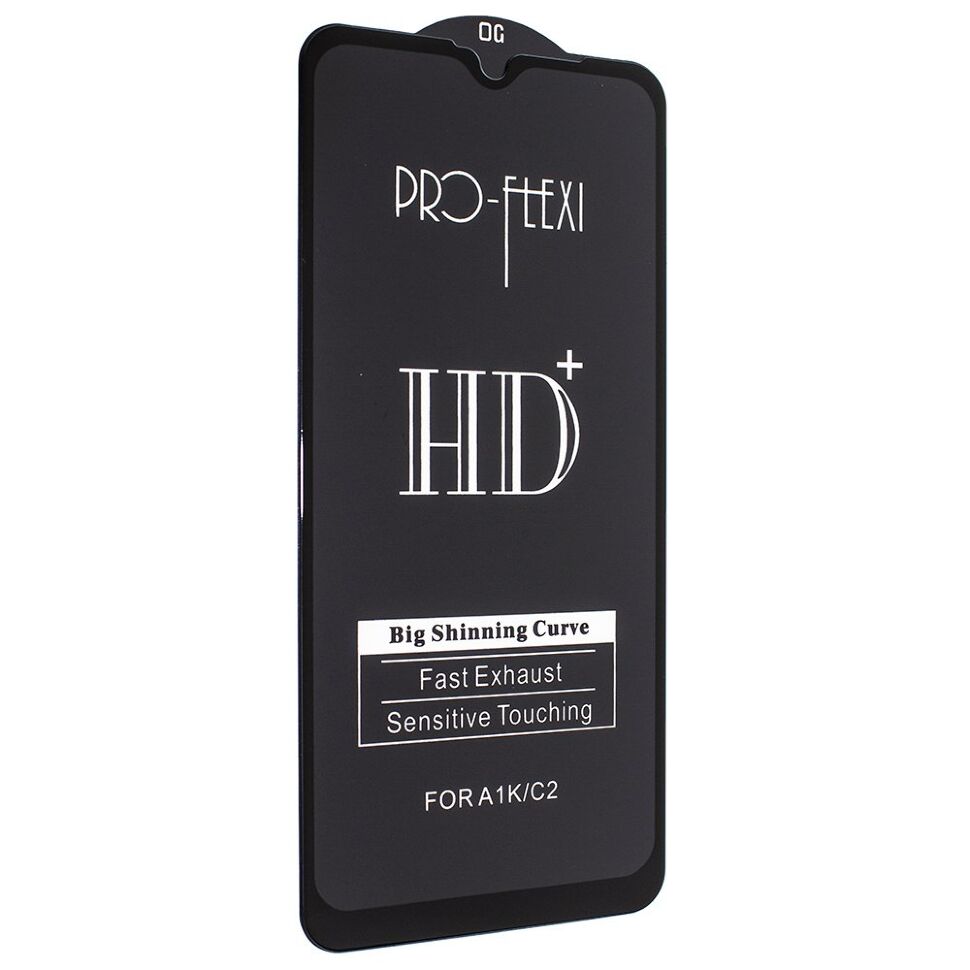 Захисне скло PRO-FLEXI HD+ REALME C2 | A1 K ЧОРНИЙ