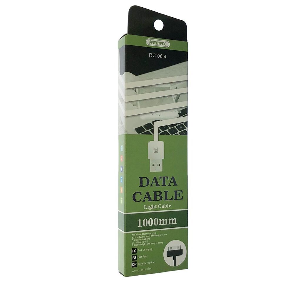 Кабель USB Remax RC-06i4 Light speed APPLE IPHONE 4 ЧОРНИЙ