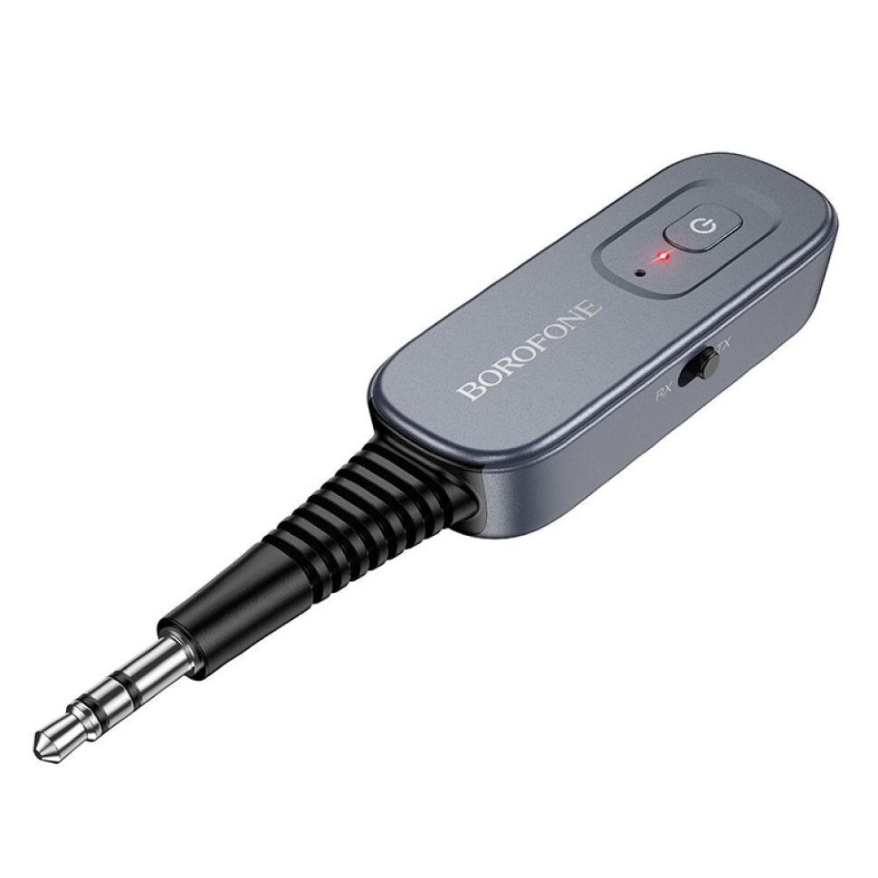 Bluetooth-аудіоадаптер BOROFONE BC51 Clear Way, сірий