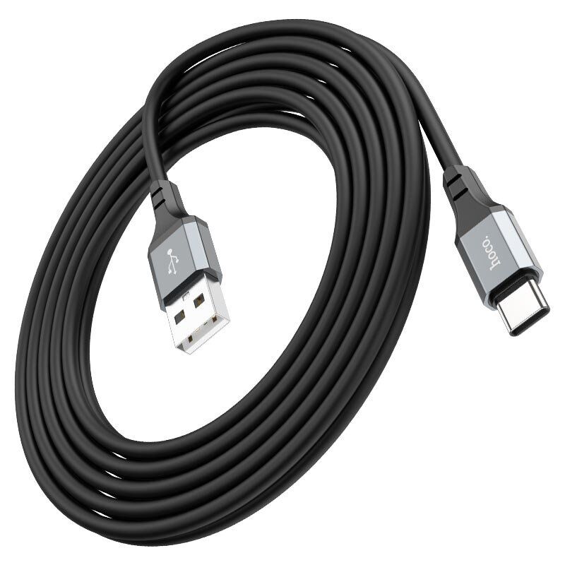 USB кабель HOCO X92 USB - Type-C 3 MЕТРИ ЧОРНИЙ