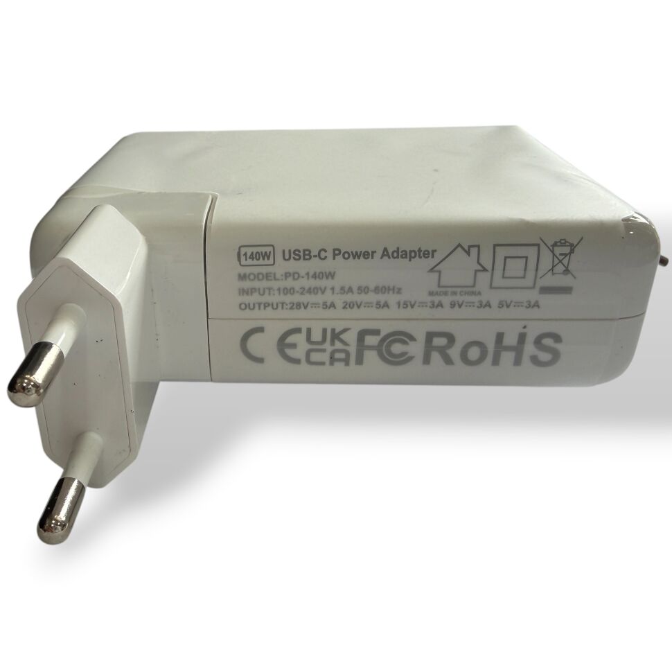 Блок живлення для MacBook APPLE AE140 Type-C PD 140W + кабель Type-C - Type-C, 2 метра