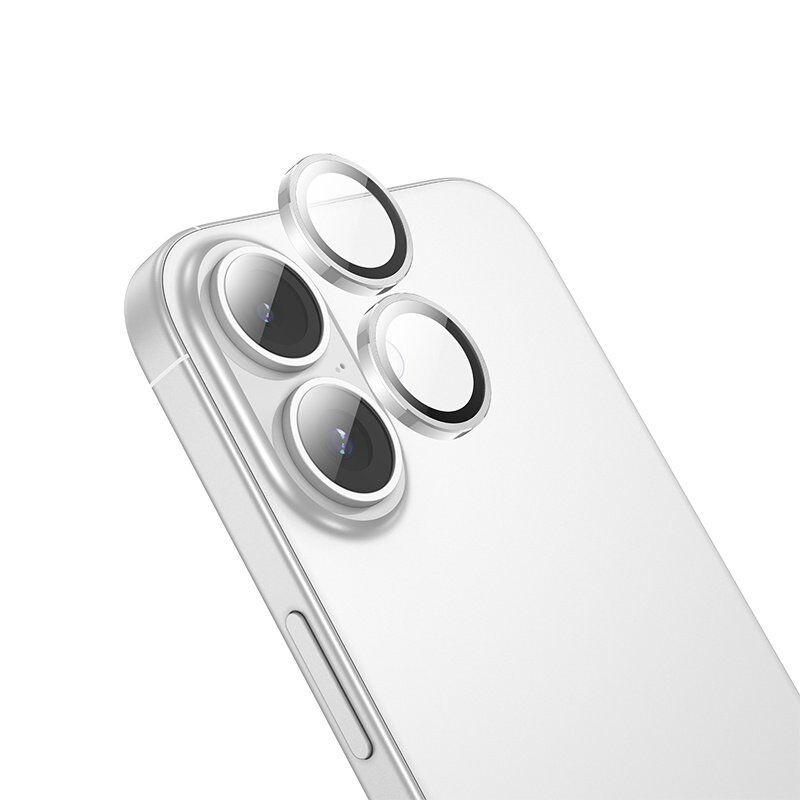 Скло для камери HOCO V12 PLUS APPLE iPhone 16 | iPhone 16 PLUS сталевий