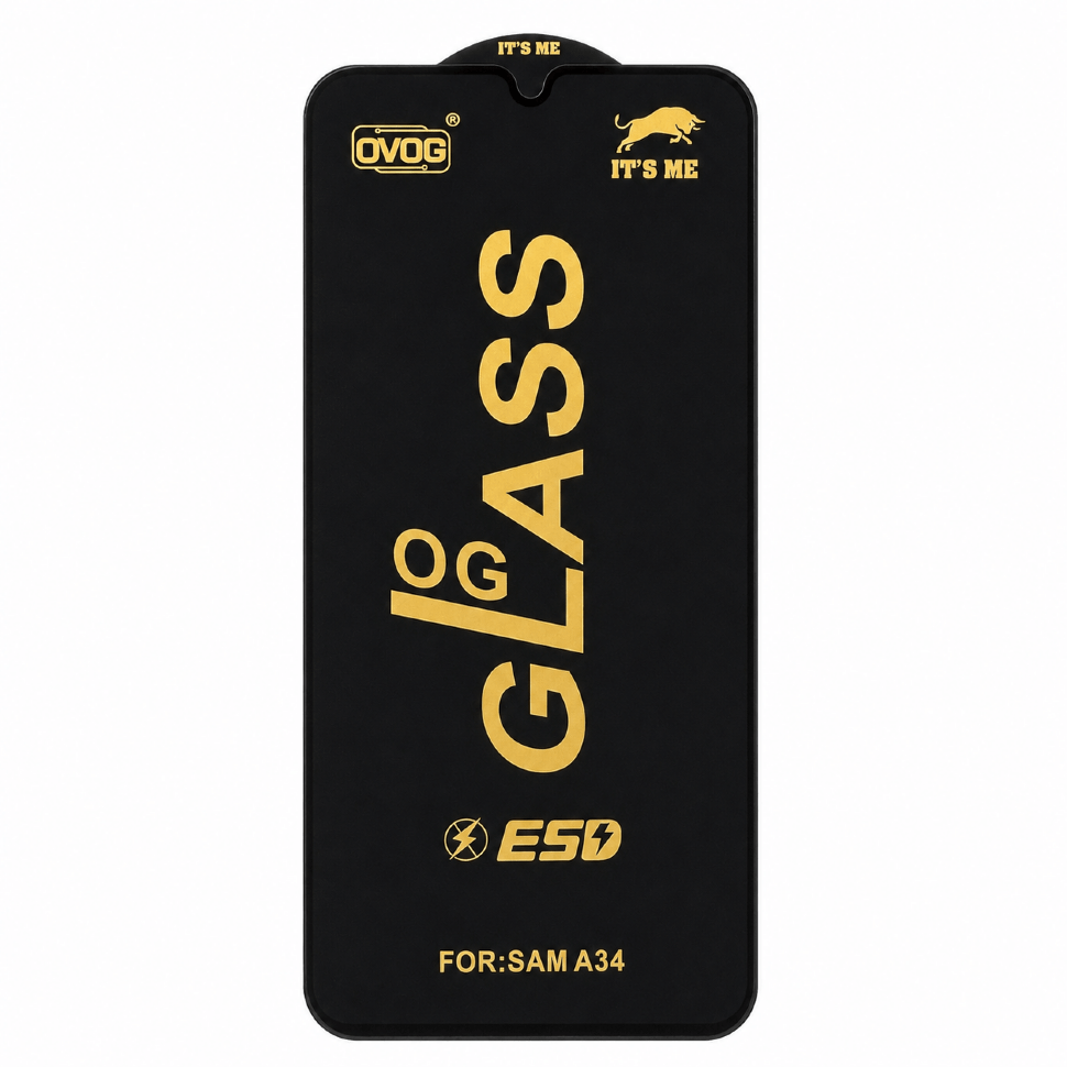 Захисне скло PREMIUM IT'S ME OG GLASS SAMSUNG A346 Galaxy A34 (2023) чорний
