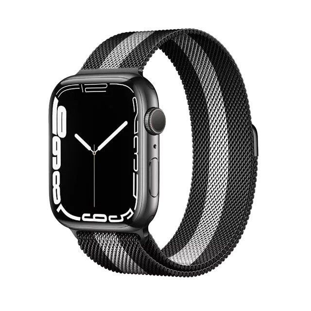 Ремінець металевий для годинника APPLE WATCH 38MM / 40MM / 41MM Milanese Loop