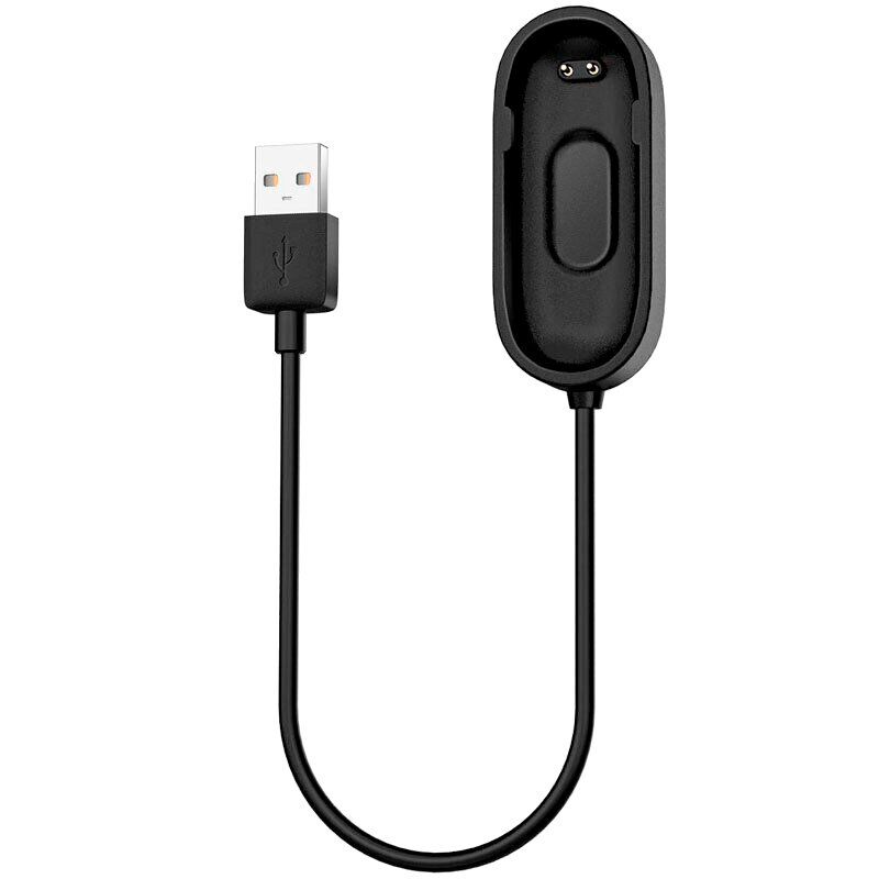 Зарядний кабель для Xiaomi Mi Band 4, чорний