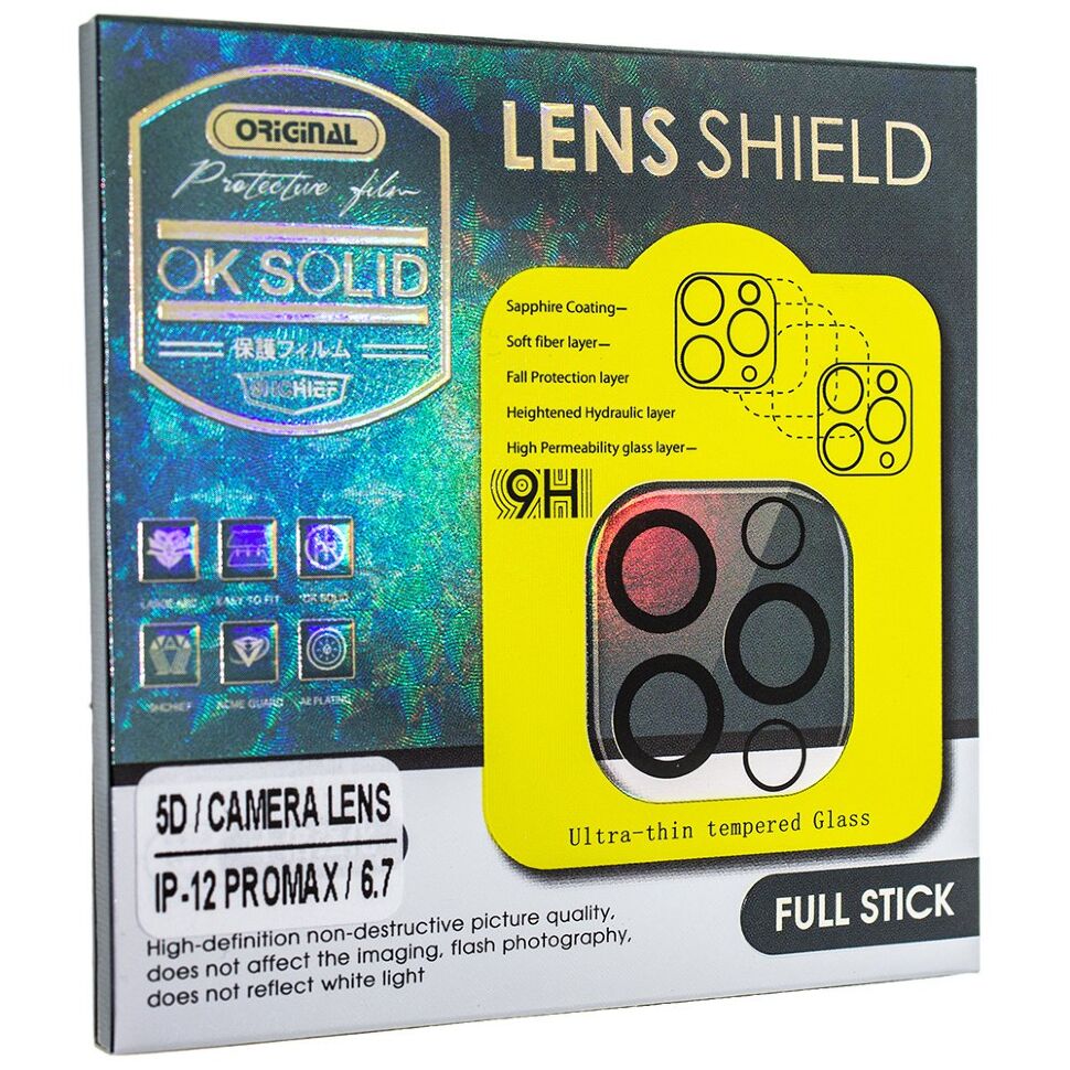 Захисне скло для камери 5D CAMERA LENS SHIELD APPLE IPHONE 12 PRO MAX 6,7"